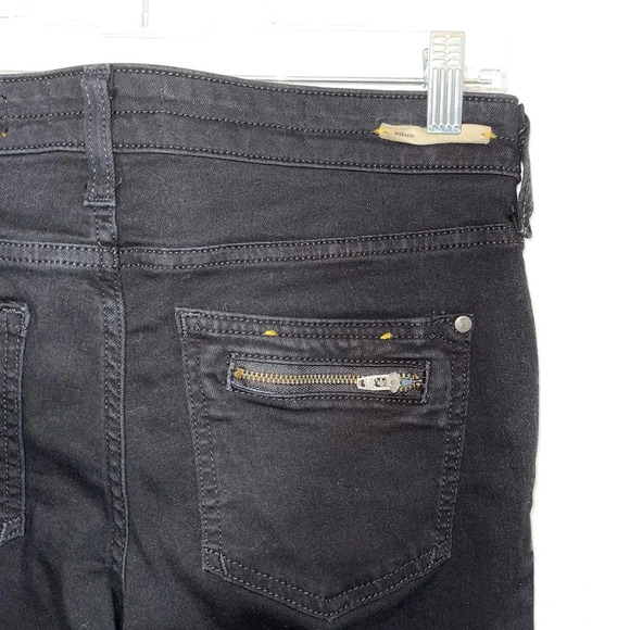 Pilcro and the Letterpress Serif Zipper Black Mid-rise Skinny Jeans 27 Women’s - Picture 8 of 15